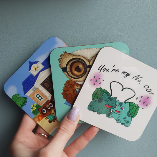 🖼️ Custom Printed Coasters – Upload Your Own Design!