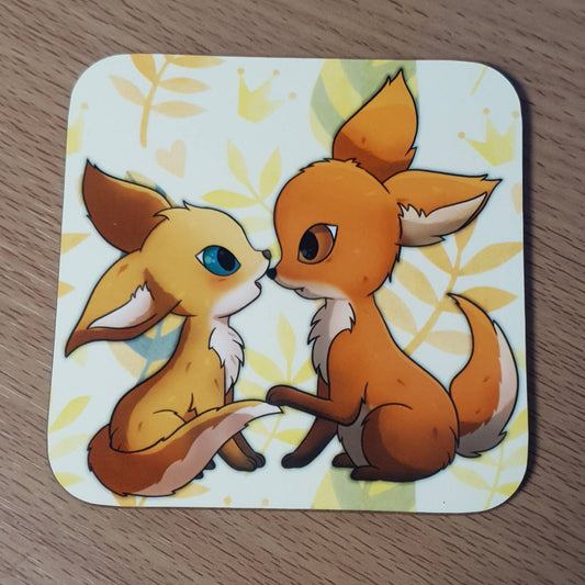🍂 Fox Friends Coaster