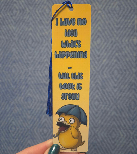 Happy Go Lucky Metal Bookmark