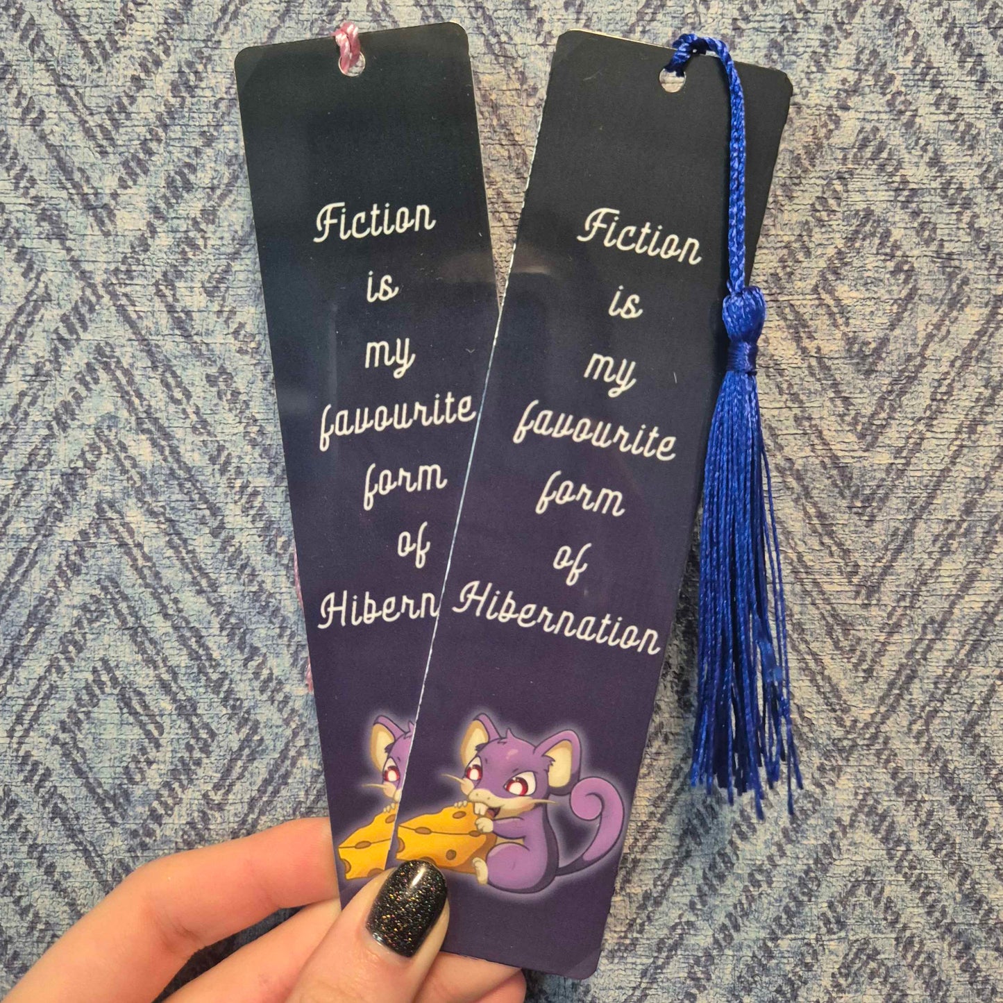 Cheese-Loving Rat Metal Bookmark