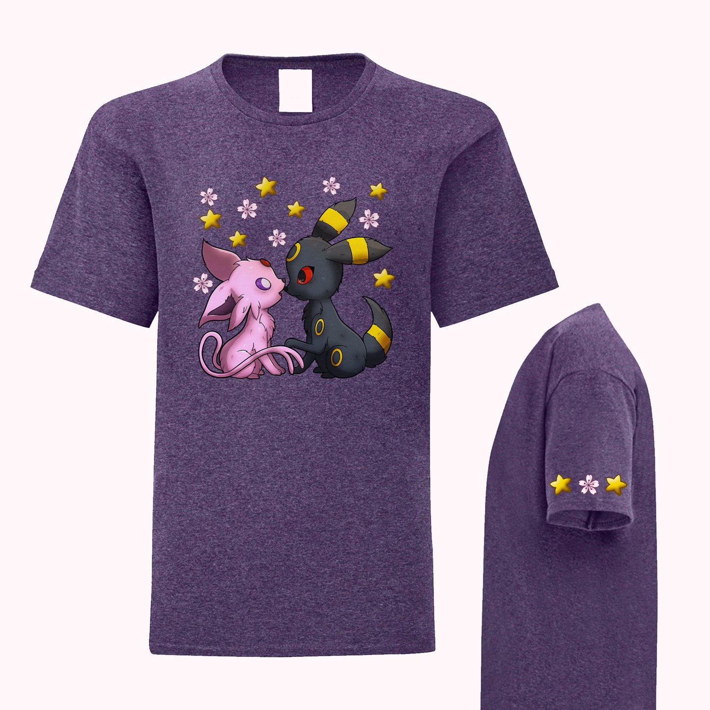 Pink & Grey Fox T-Shirt