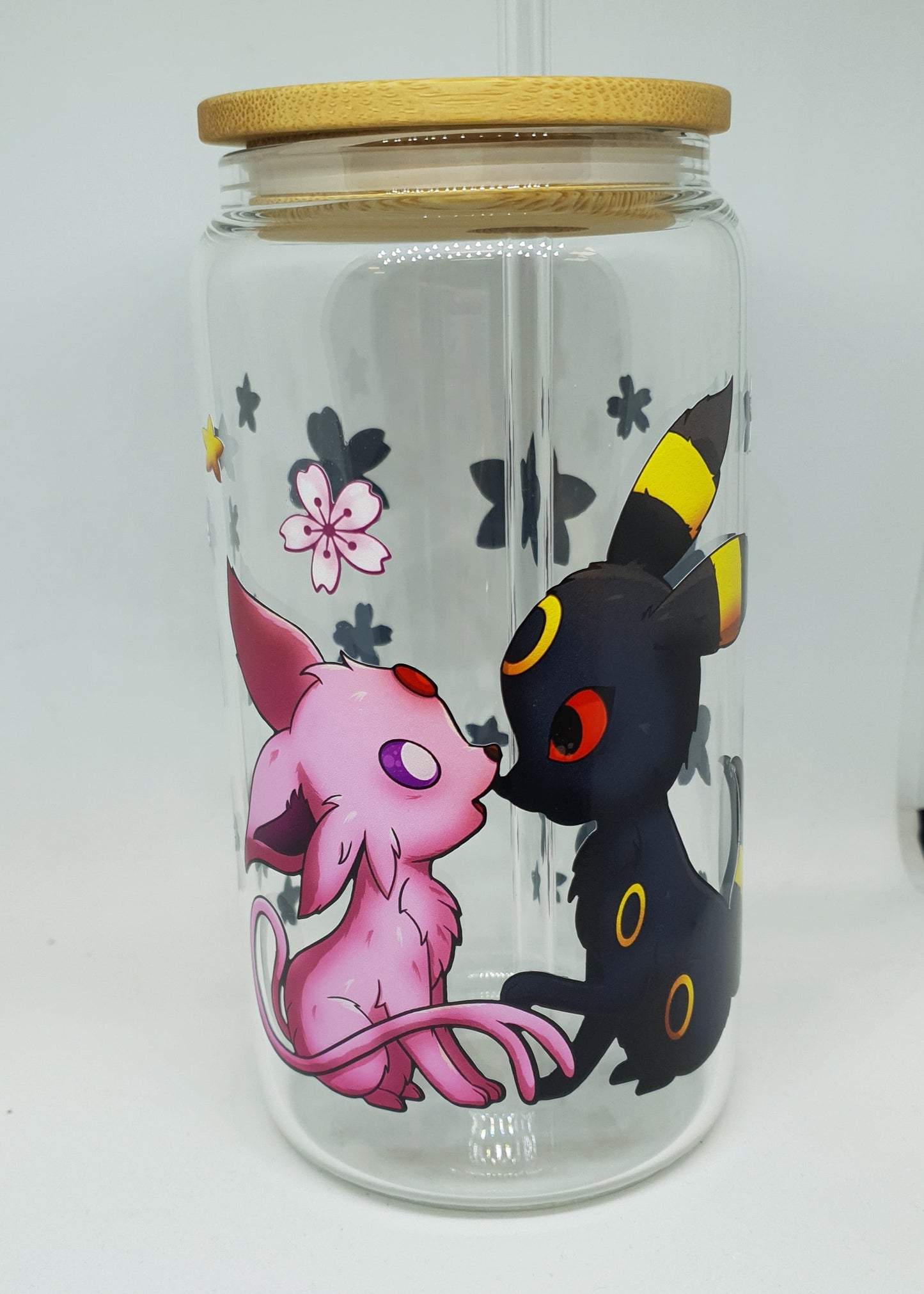 π Starlit Connection β 16oz Glass Tumbler