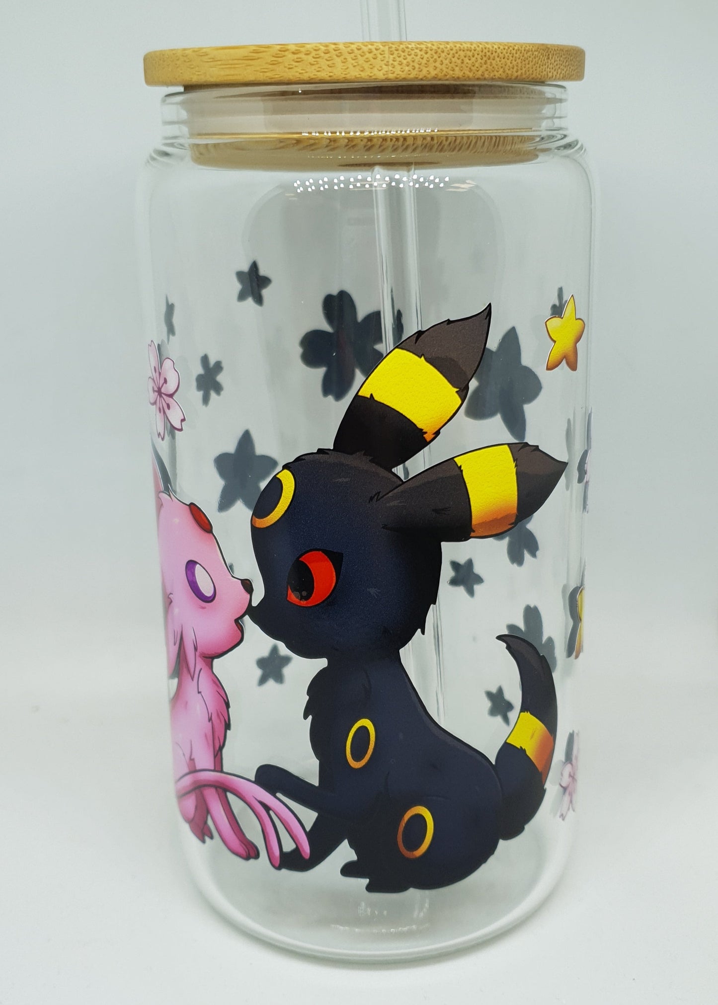 π Starlit Connection β 16oz Glass Tumbler