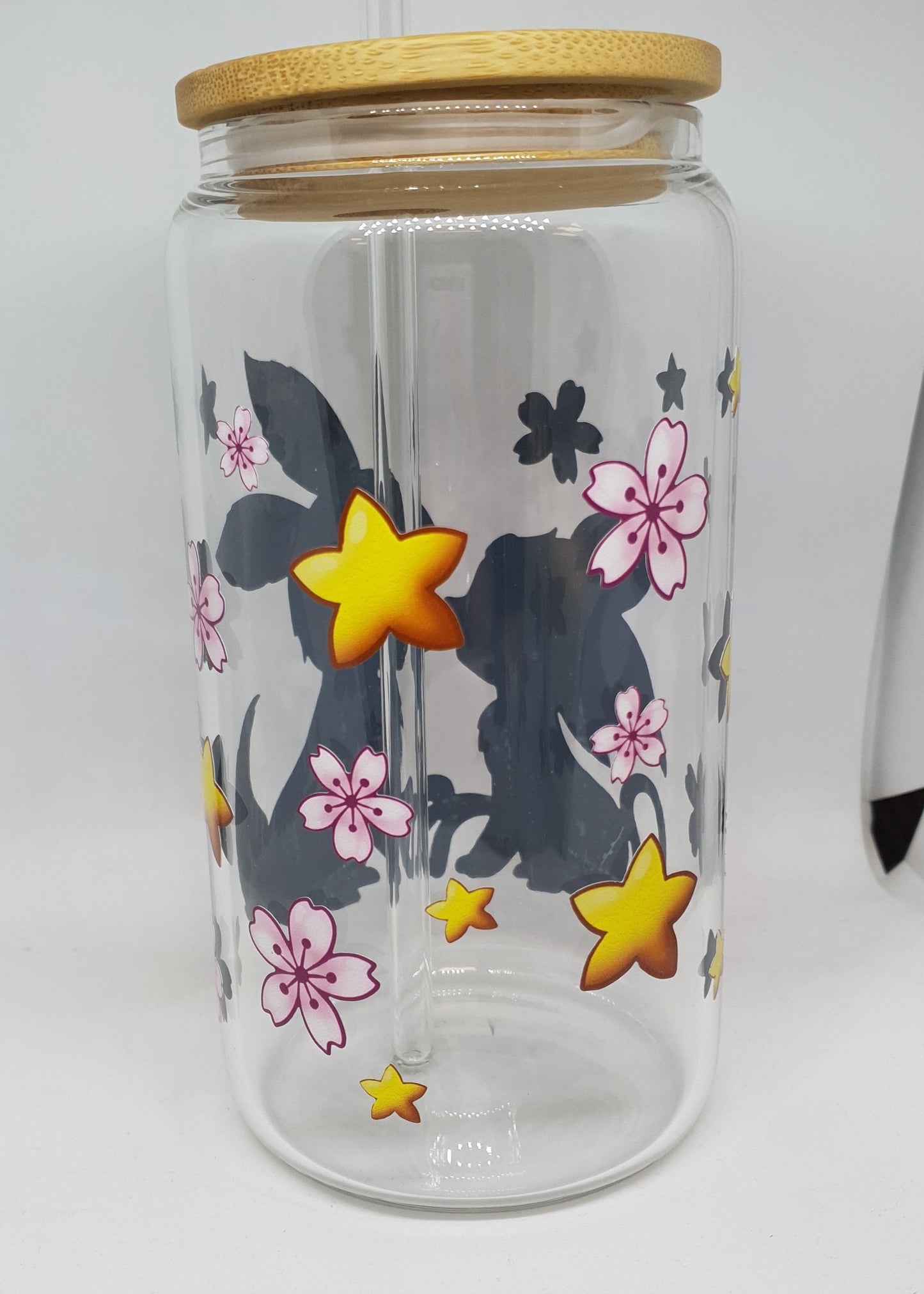 π Starlit Connection β 16oz Glass Tumbler