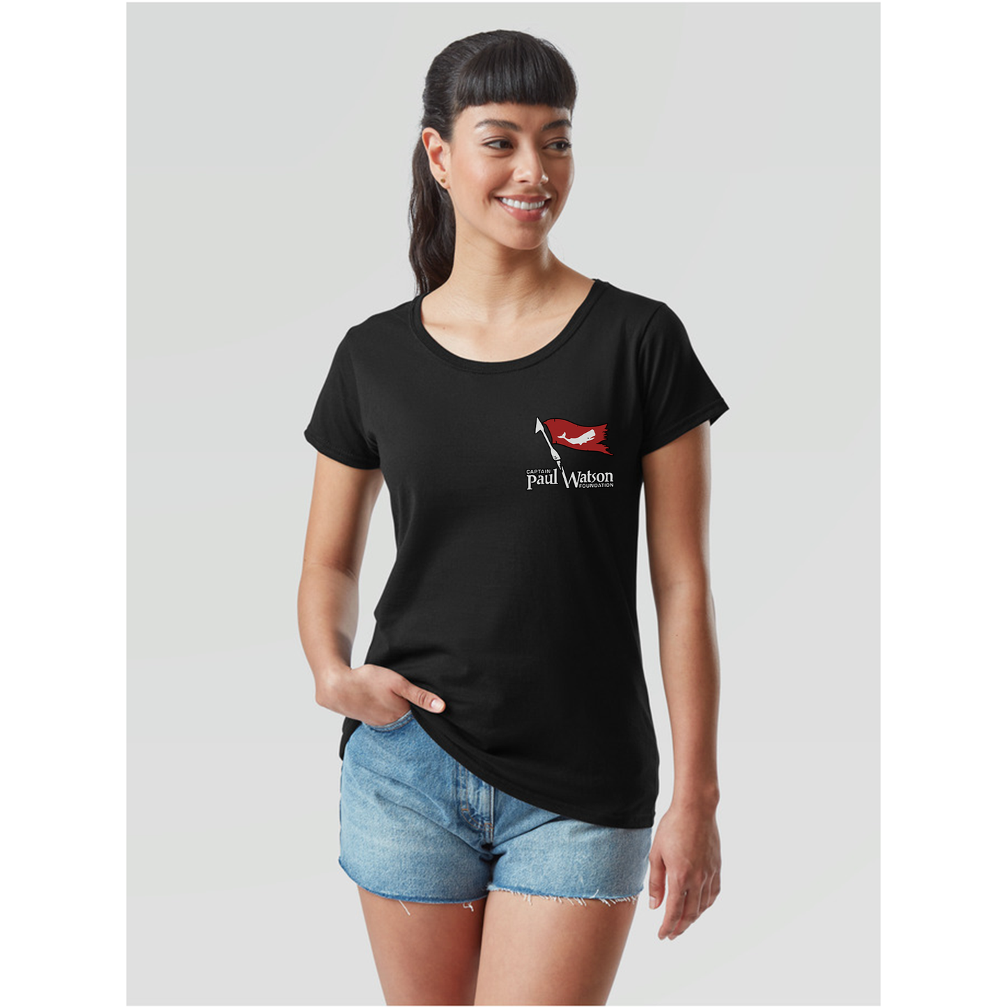 Captain Paul Watson Foundation Campaign T-Shirt (Ladies Fit)
