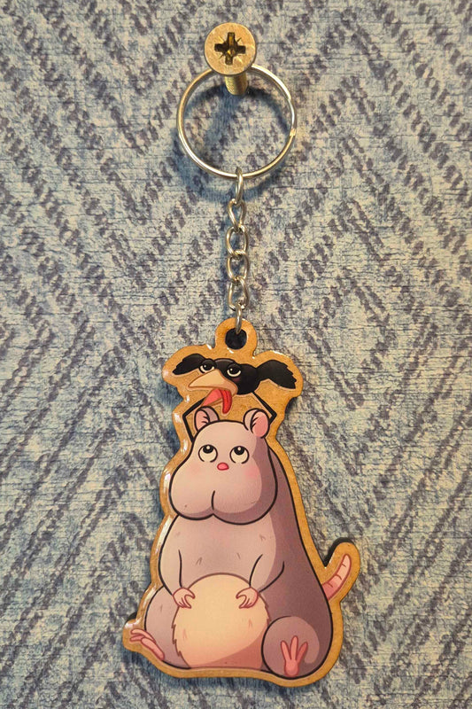 Tiny Travellers Wooden Keyring
