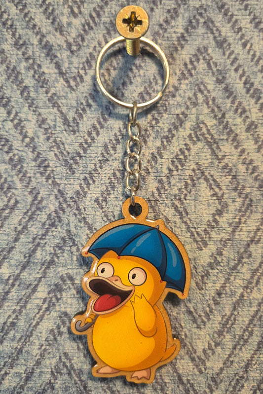 ☂️ Duckling Daydream Wooden Keyring