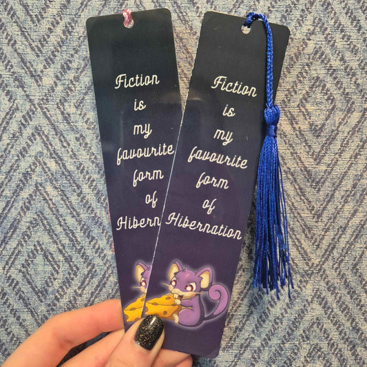 Cheese-Loving Rat Metal Bookmark