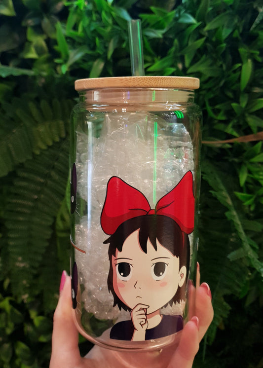 🎀 Special Delivery Mood – 16oz Glass Tumbler
